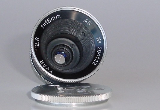 16mm Yvar lens with lens cap