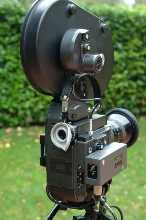Bolex EL Camera with battery, Mag, Mag Motor and Crystal Control all Connected