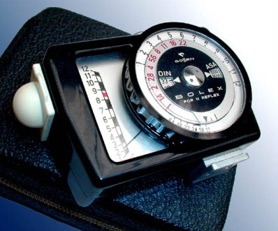 Light Meter with Leather Case