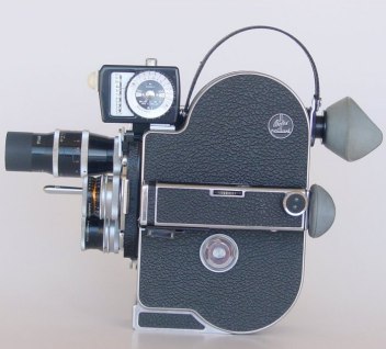 Light meter attached to Camera